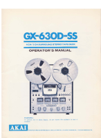 Akai GX-630-DSS-Owners-Manual